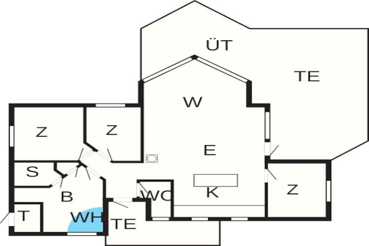 Luxe spa-retraite in Bork - Plattegrond