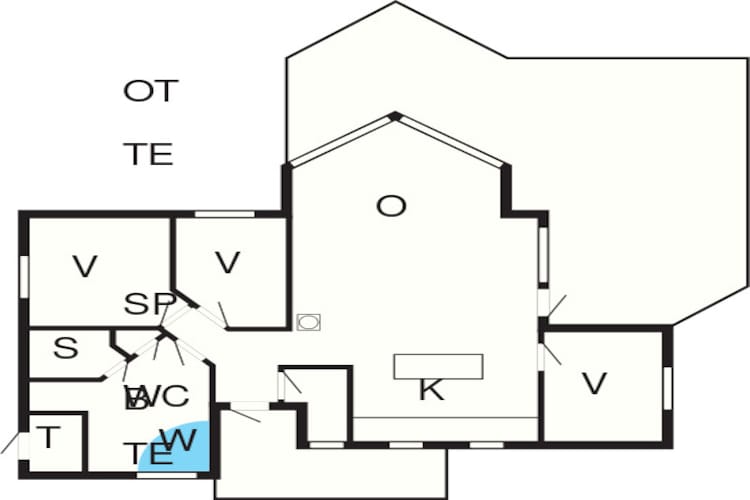 Luxe spa-retraite in Bork - Plattegrond