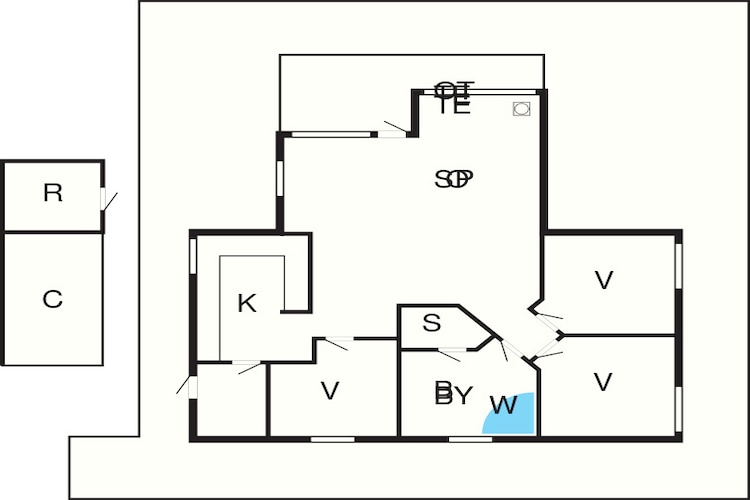 8 persoons vakantie huis in Idestrup-By Traum-Plattegrond