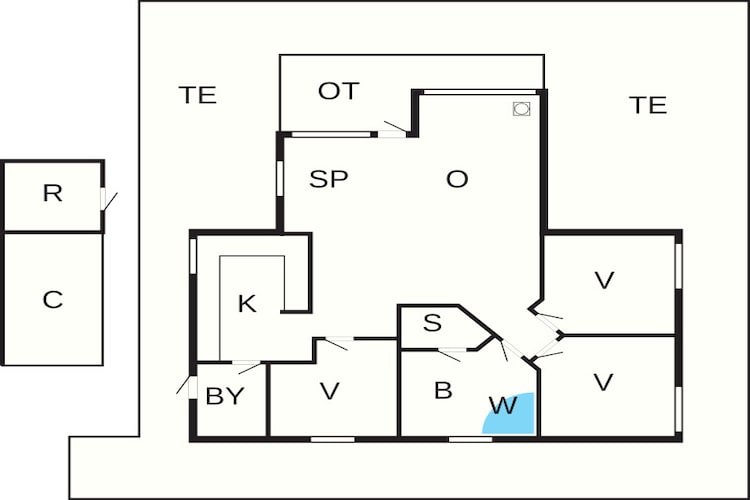 8 persoons vakantie huis in Idestrup-By Traum-Plattegrond