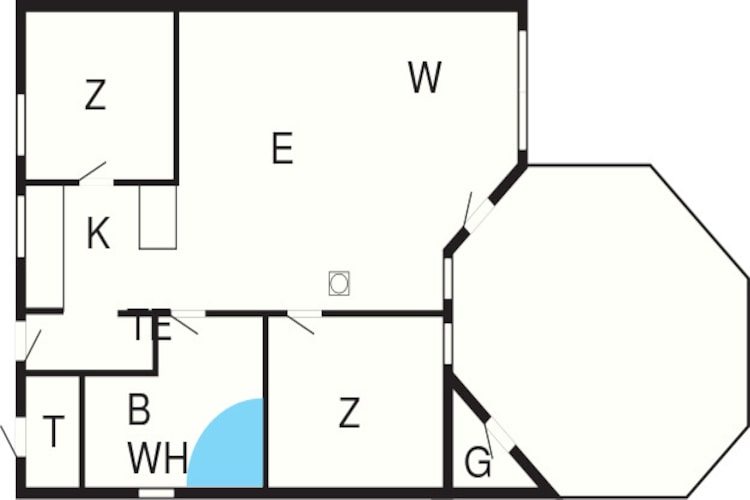 M68 W - Plattegrond