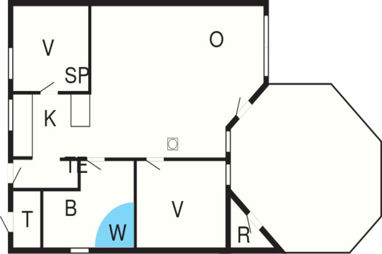M68 W - Plattegrond