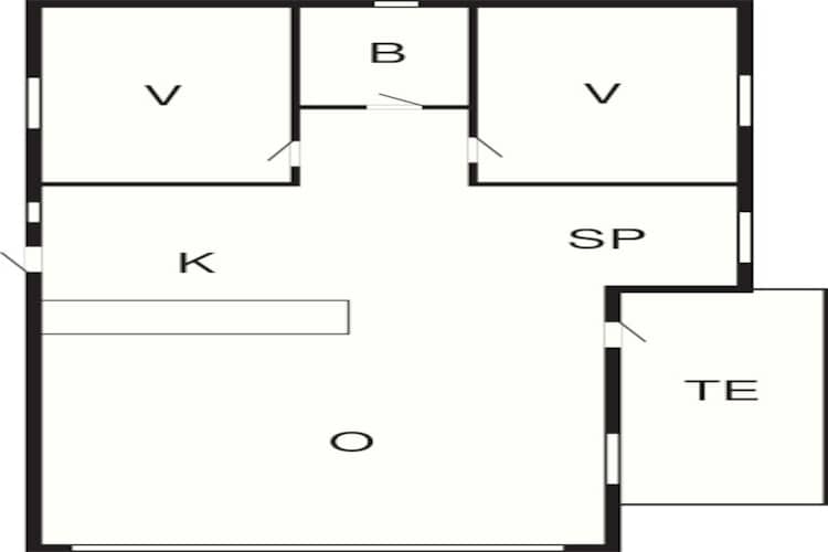 4 person holiday home in Silkeborg-By Traum-Floor plan