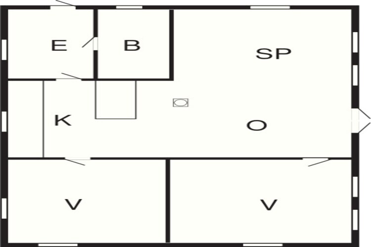 Kustcharme in Aabenraa -- By Traum Ferienwohnungen-Plattegrond