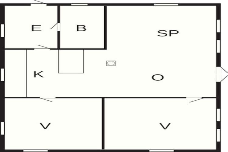 Kustcharme in Aabenraa -- By Traum Ferienwohnungen-Plattegrond