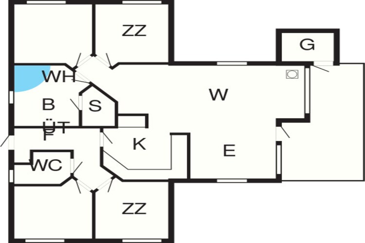 Luxe Spa Retreat in Bork -- By Traum Ferienwohnungen-Plattegrond