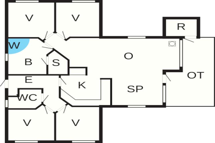 Luxe spa-retraite in Bork - Plattegrond