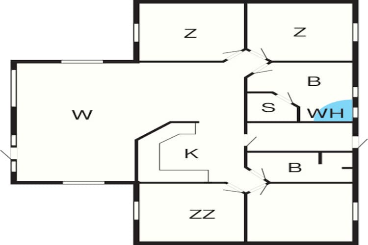 12 person holiday home in Aabenraa-Floor plan