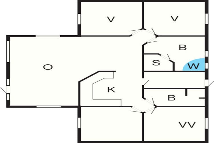 12 person holiday home in Aabenraa-Floor plan