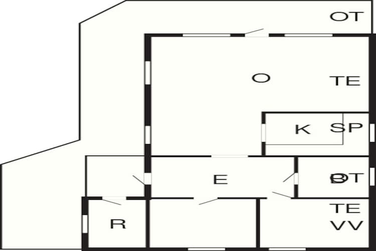 Kustparadijs in Graerup -- By Traum Ferienwohnungen-Plattegrond