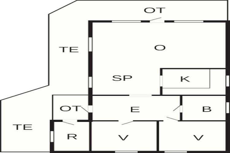 Kustparadijs in Graerup -- By Traum Ferienwohnungen-Plattegrond