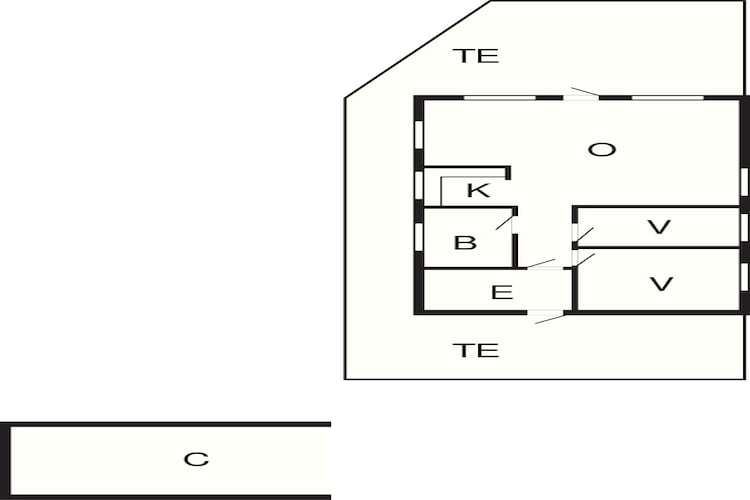 5 Personen Ferienhaus in Thyholm-By Traum-Grundriss