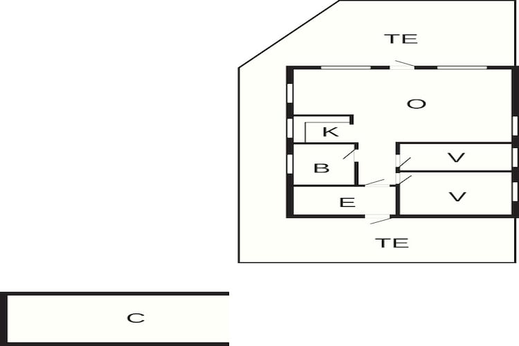5 persoons vakantie huis in Thyholm-By Traum - Plattegrond