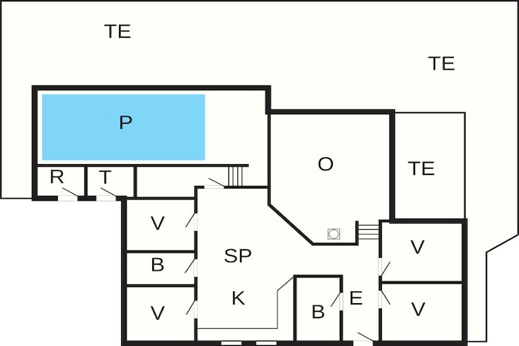 Luxe strandhuis met zwembad -- By Traum Ferienwohnungen-Plattegrond