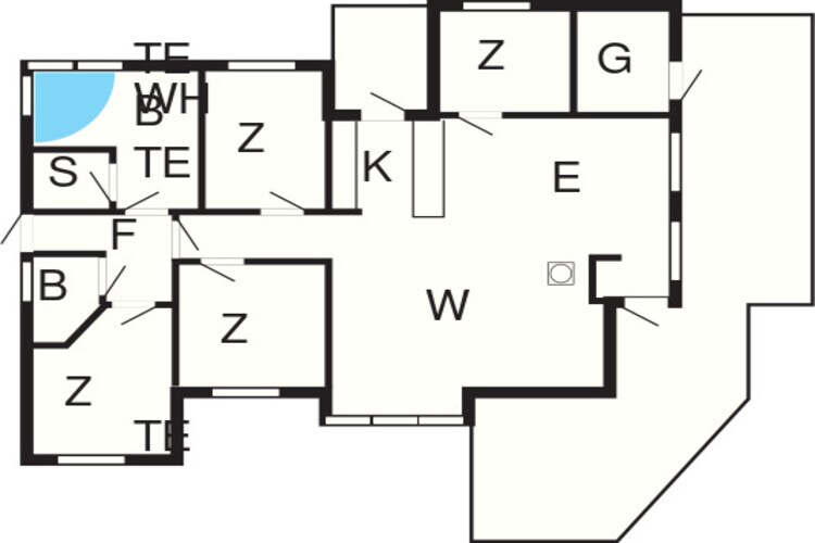 10 persoons vakantie huis in Humble-By Traum-Plattegrond