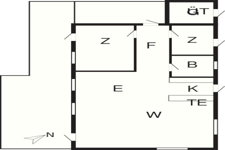 5 persoons vakantie huis in Ringkøbing-Plattegrond