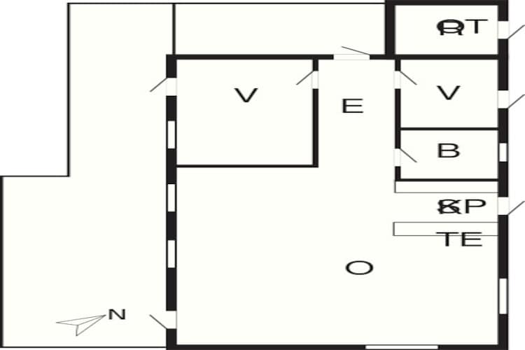 5 persoons vakantie huis in Ringkøbing-Plattegrond
