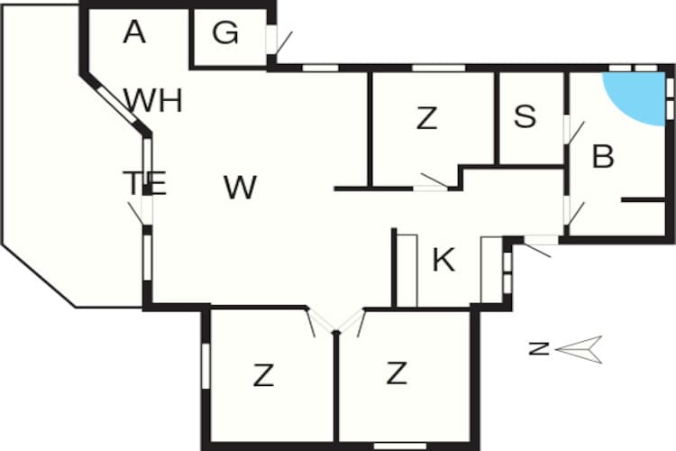 6 persoons vakantie huis in Humble-By Traum-Plattegrond