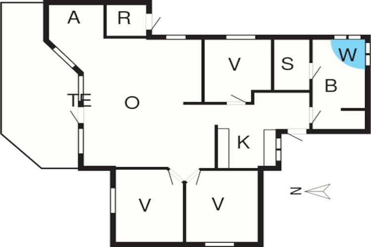 6 persoons vakantie huis in Humble-By Traum-Plattegrond