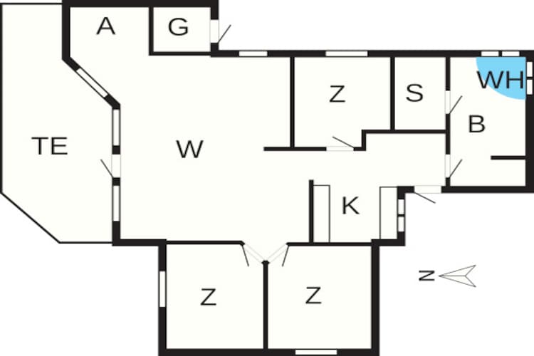 6 persoons vakantie huis in Humble-By Traum-Plattegrond