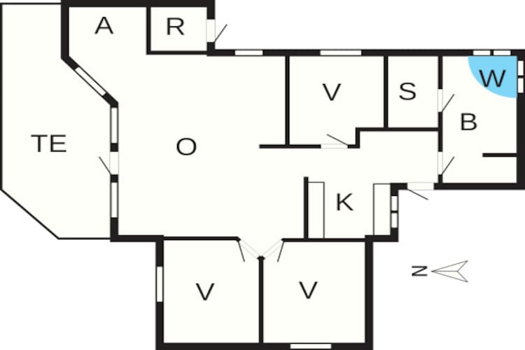 6 persoons vakantie huis in Humble-By Traum-Plattegrond