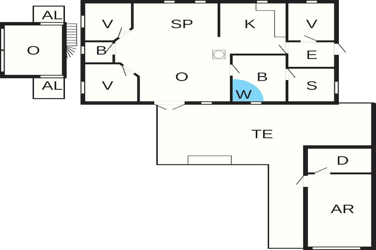 12 Personen Ferienhaus in Tarm-By Traum - Grundriss