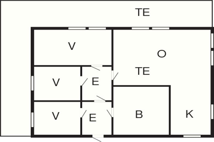 5 Personen Ferienhaus in Laukvik-By Traum-Grundriss