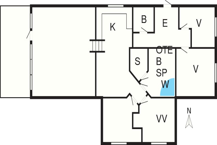 10 person holiday home in Skjern-By Traum-Floor plan