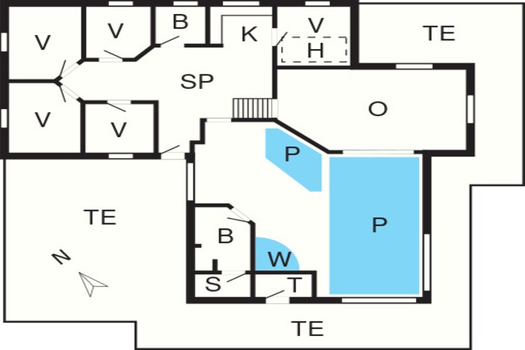 10 persoons vakantie huis in Glesborg-By Traum-Plattegrond