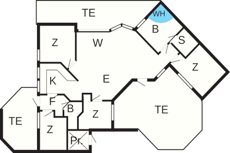 Luxe strandtoevlucht -- By Traum Ferienwohnungen-Plattegrond