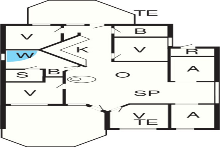 V135 SW-Plattegrond