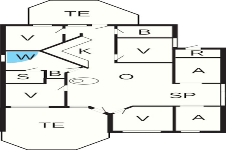 V135 SW-Plattegrond