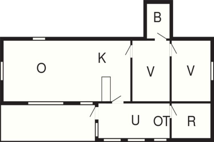 Kustparel in Juelsminde -- By Traum Ferienwohnungen-Plattegrond