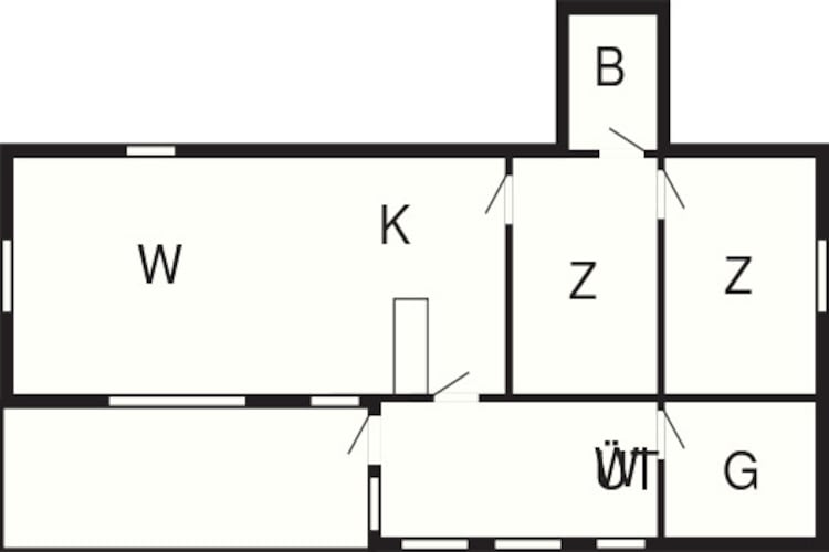Kustparel in Juelsminde -- By Traum Ferienwohnungen-Plattegrond