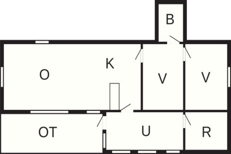Kustparel in Juelsminde -- By Traum Ferienwohnungen-Plattegrond
