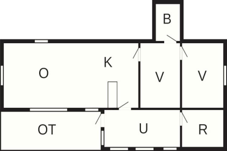Kustparel in Juelsminde -- By Traum Ferienwohnungen - Plattegrond