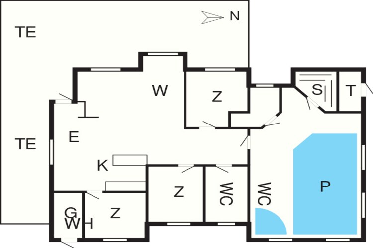 8 persoons vakantie huis in Hjørring-By Traum-Plattegrond