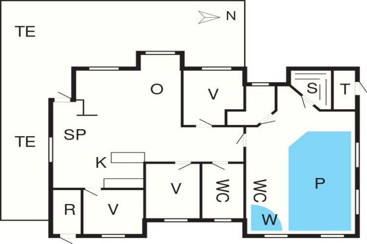 8 persoons vakantie huis in Hjørring-By Traum-Plattegrond