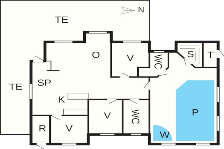 8 persoons vakantie huis in Hjørring-By Traum - Plattegrond