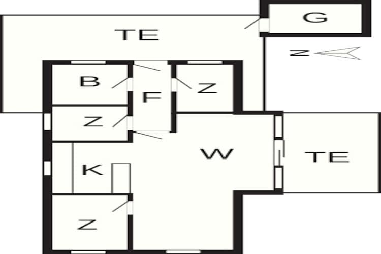 6 persoons vakantie huis in Ansager-By Traum-Plattegrond
