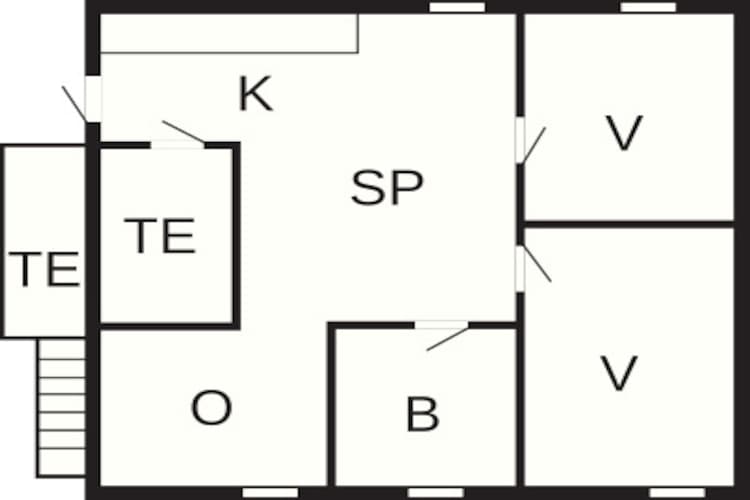 28041-STRANDLÅVEN LITEN-Plattegrond