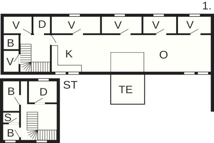 Maison de vacances pour 15 a EIDSVÅG-By Traum - Plan