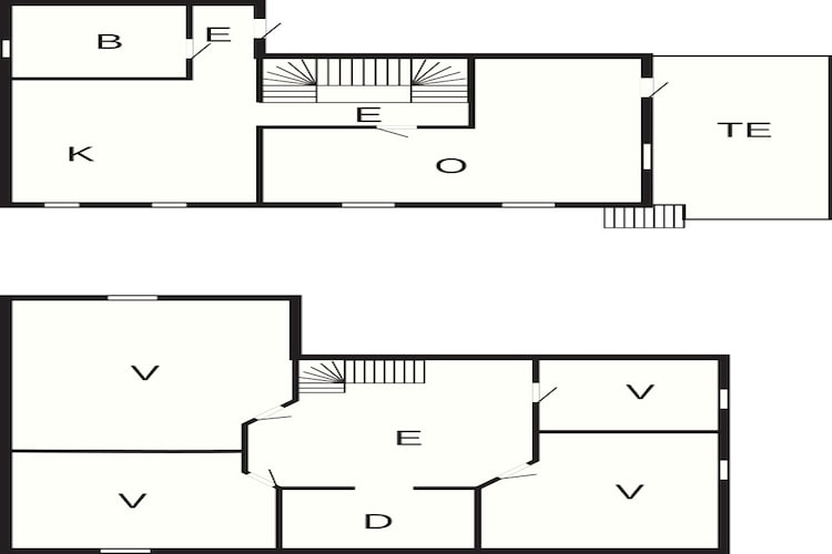 6 Personen Ferienhaus in Svelgen-By Traum - Grundriss