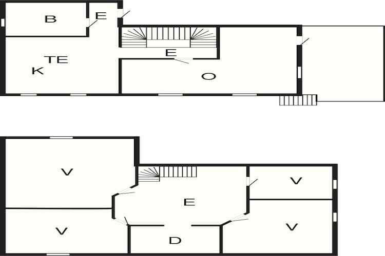6 Personen Ferienhaus in Svelgen-By Traum - Grundriss