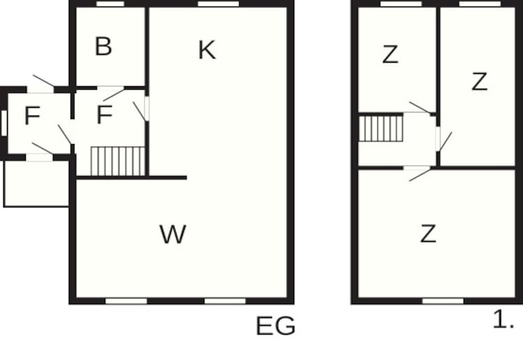 Maison de vacances pour 6 a Vevelstad-By Traum - Plan