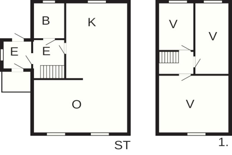 Maison de vacances pour 6 a Vevelstad-By Traum - Plan