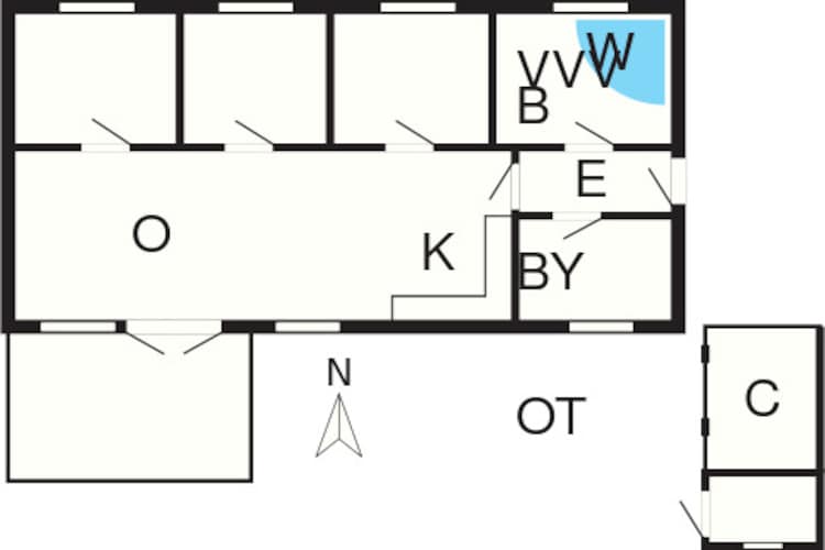 8 persoons vakantie huis in Rødby-By Traum-Plattegrond