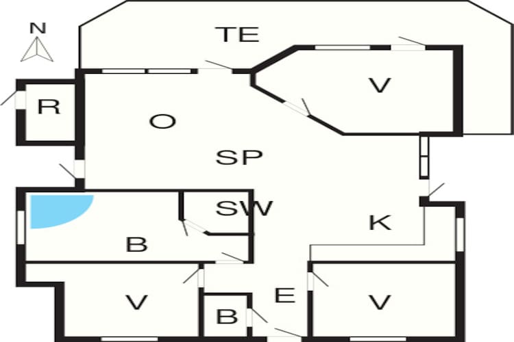 8 persoons vakantie huis in Ulfborg-By Traum-Plattegrond