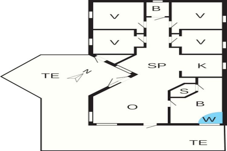 GRÅSPURVEN-Plattegrond
