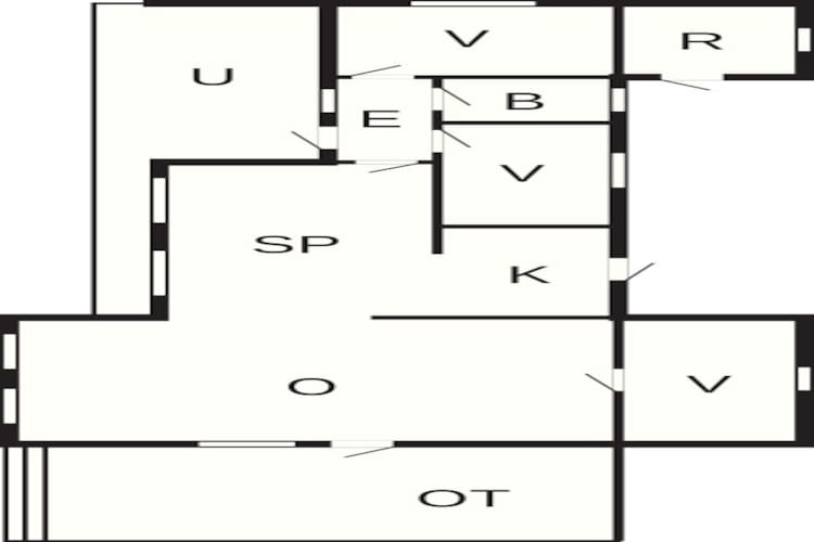 6 persoons vakantie huis in Sjællands Odde-Plattegrond